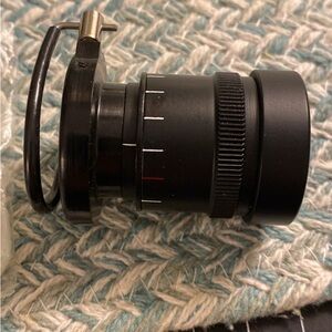Black Camera Lens Monicular